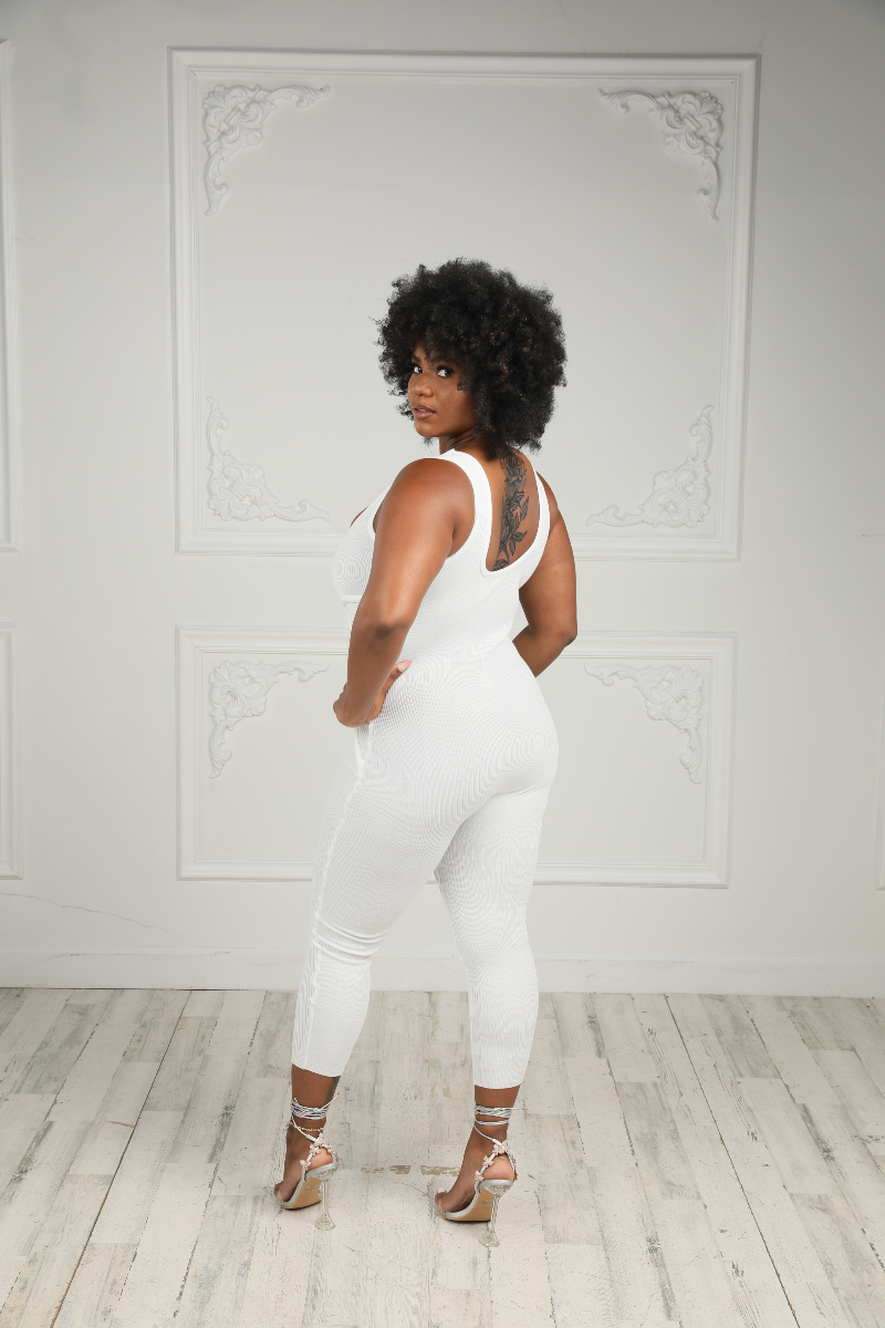 Snow Fall Ribbed Jumpsuit