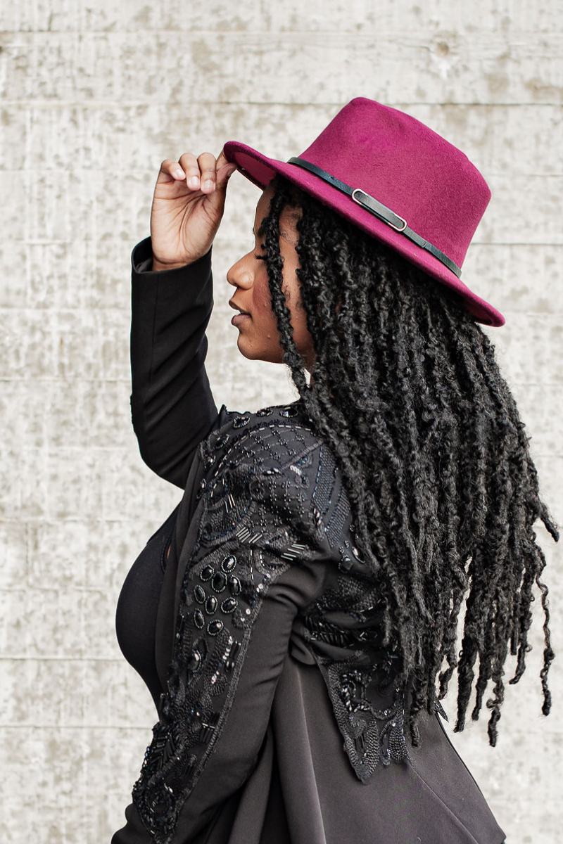 Burgundy Fedora Hat LucyyLunaee