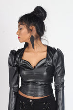 Giselle Leather Top